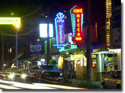 Queen Anne Avenue at night